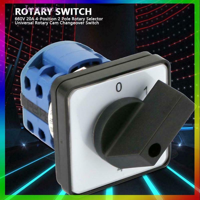 Junmei công tắc xoay 440v 20a 4 vị trí 0-1-2-3 lw26-20 chứng khoán 2