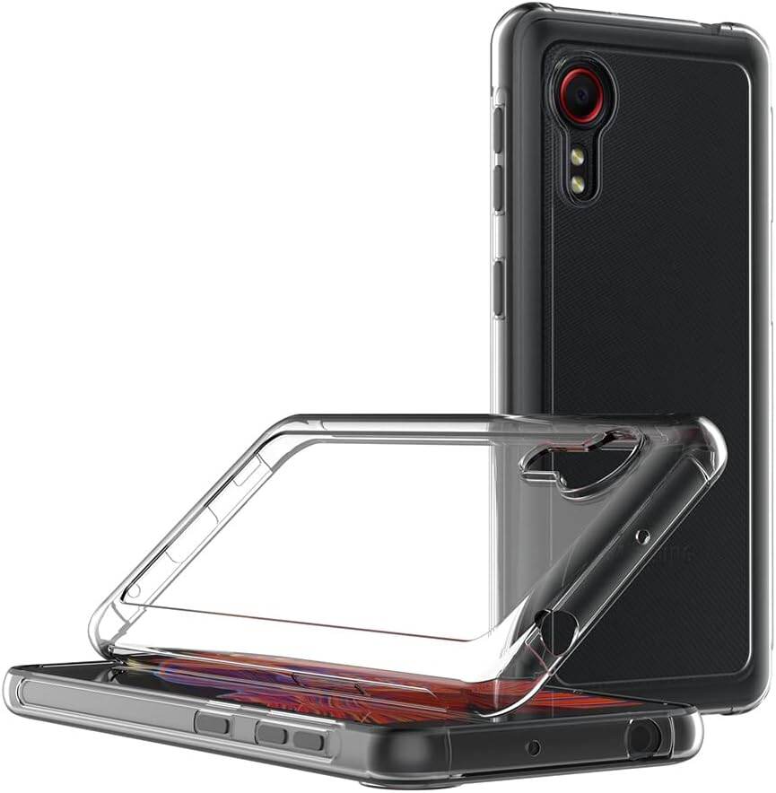 lthmy for Samsung Galaxy Xcover 5 casing Ultra Slim Transparent Clear Soft TPU Case Cover.