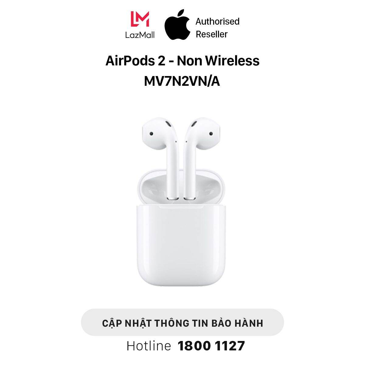 Tai Nghe Bluetooth Apple AirPods 2nd generation (MV7N2) - Hàng Chính Hãng thumbnail