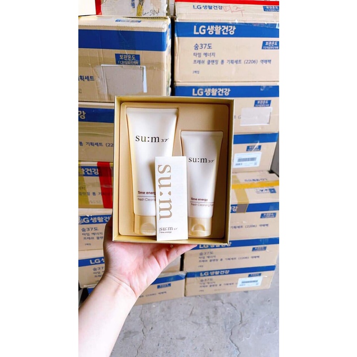 Set sữa rửa mặt SUM TIME ENERGY Hàn Quốc