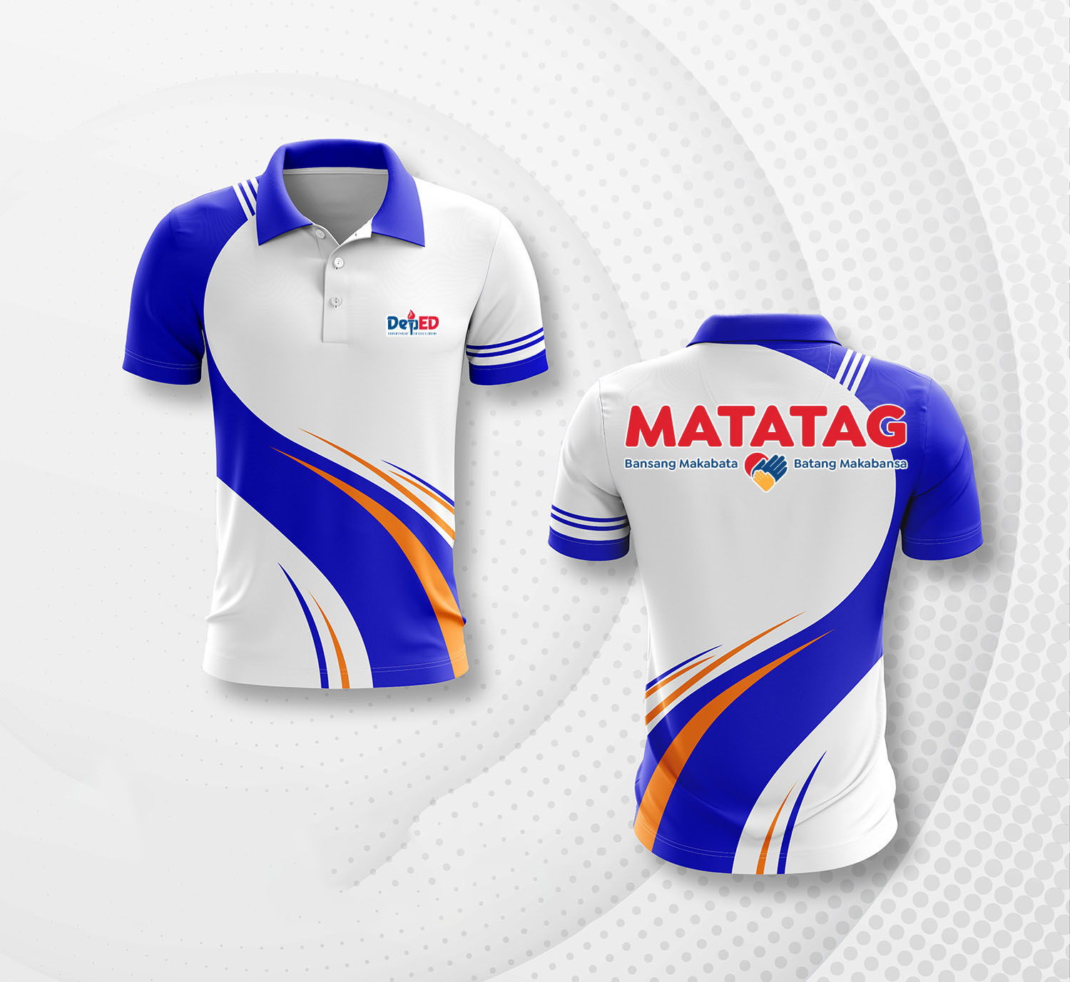 DEPED MATATAG POLO SHIRT UNIFORM FULL SUBLIMATION POLO-Shirt FOR WOMEN ...