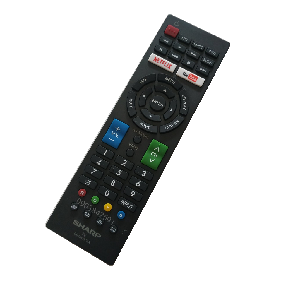 [HCM]Điều Khiển Smart Ti Vi SHARP( GB234WJSA )