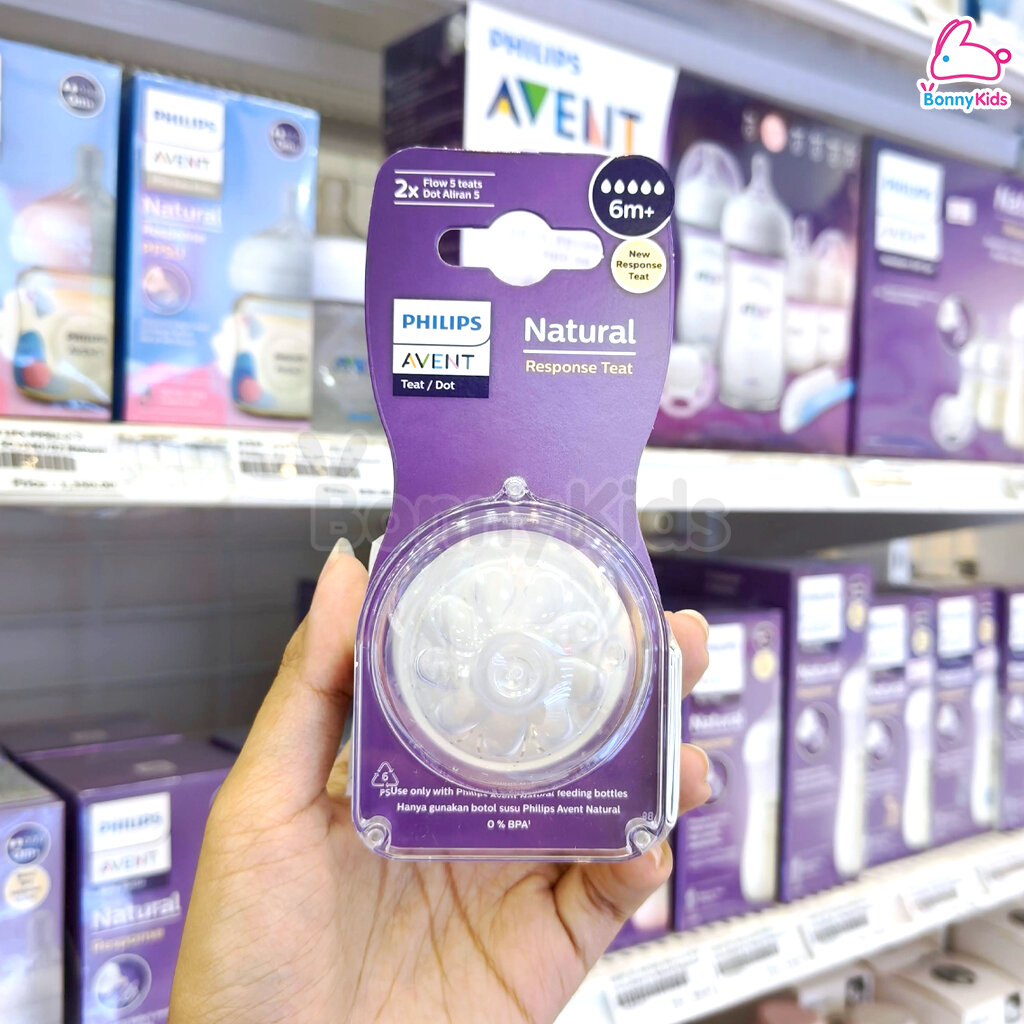 Philips Avent (ฟิลิปส์ เอเว้นท์) จุกนมซิลิโคน รุ่น Natural Response จุก ...