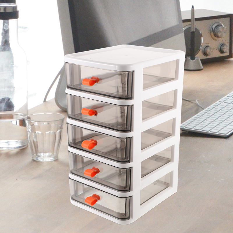 UEETIQ Storage Bins Office Table Multifunction Desk Drawer Type Case Drawers Organizer Shelving Unit