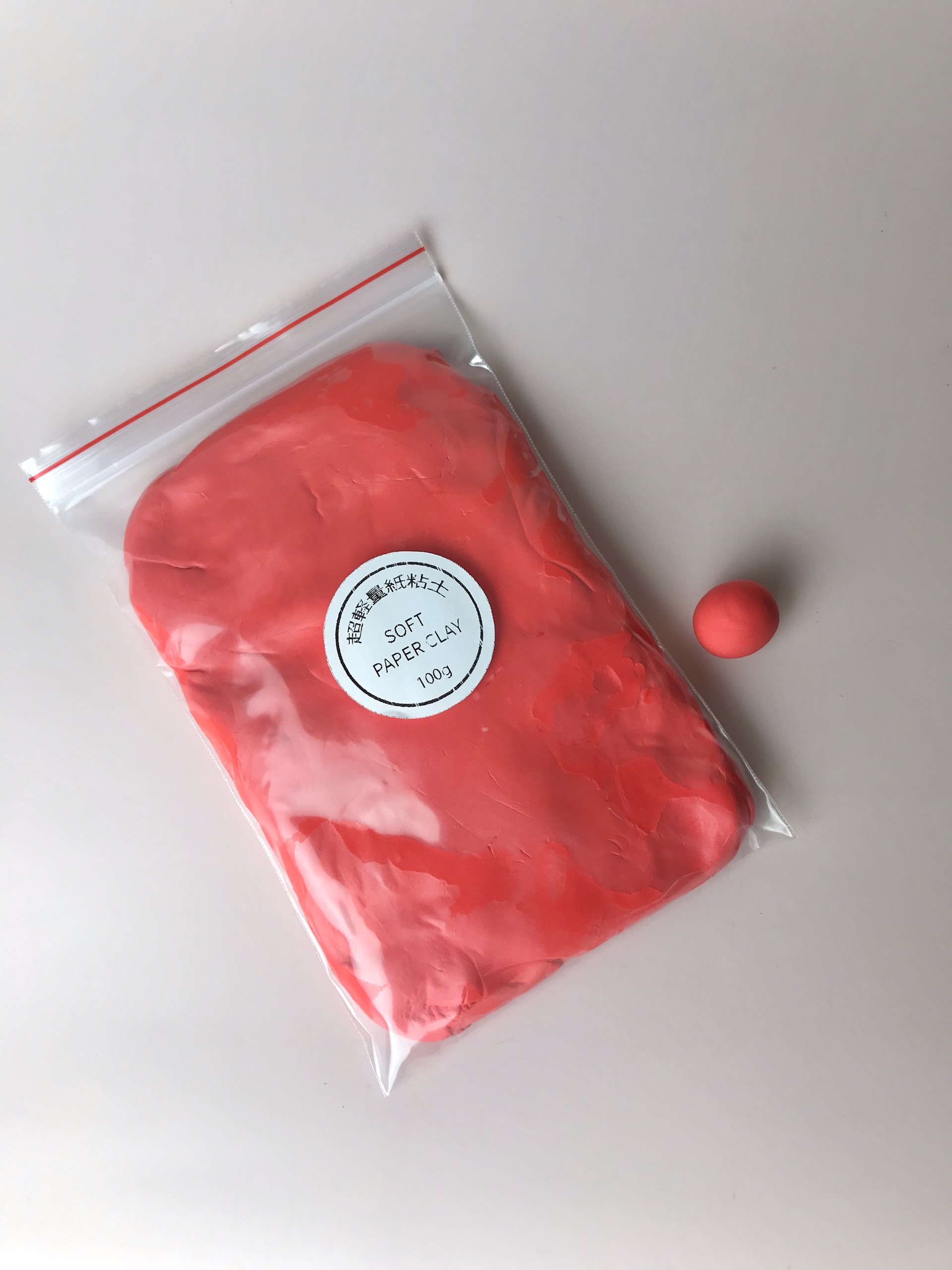 Đất sét tự khô, đất siêu nhẹ nhiều màu soft paper clay gói 100g