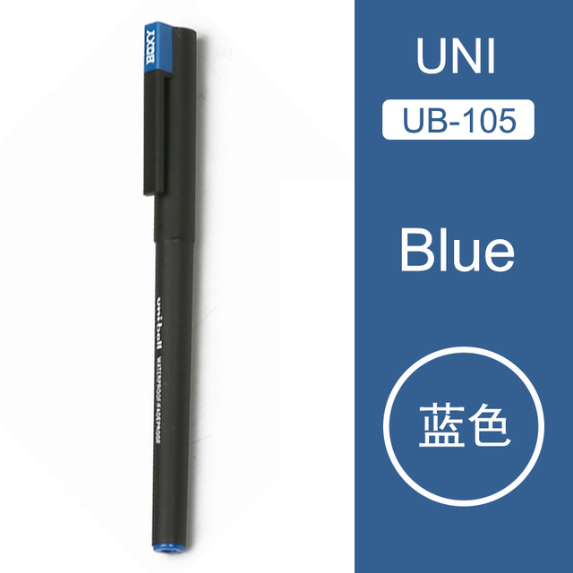 %E3%80%90The%20Quiet%20Page%E3%80%91Japan%20Uni%20Ub-105%20Boxy%200.5mm%20Gel%20Pen%20Uni%20Ub-105%20Waterproof/fadeproof%20Writing%20Supplies%20Pens%20Office%20School%20Student%20Stationery%20-%20Image%202