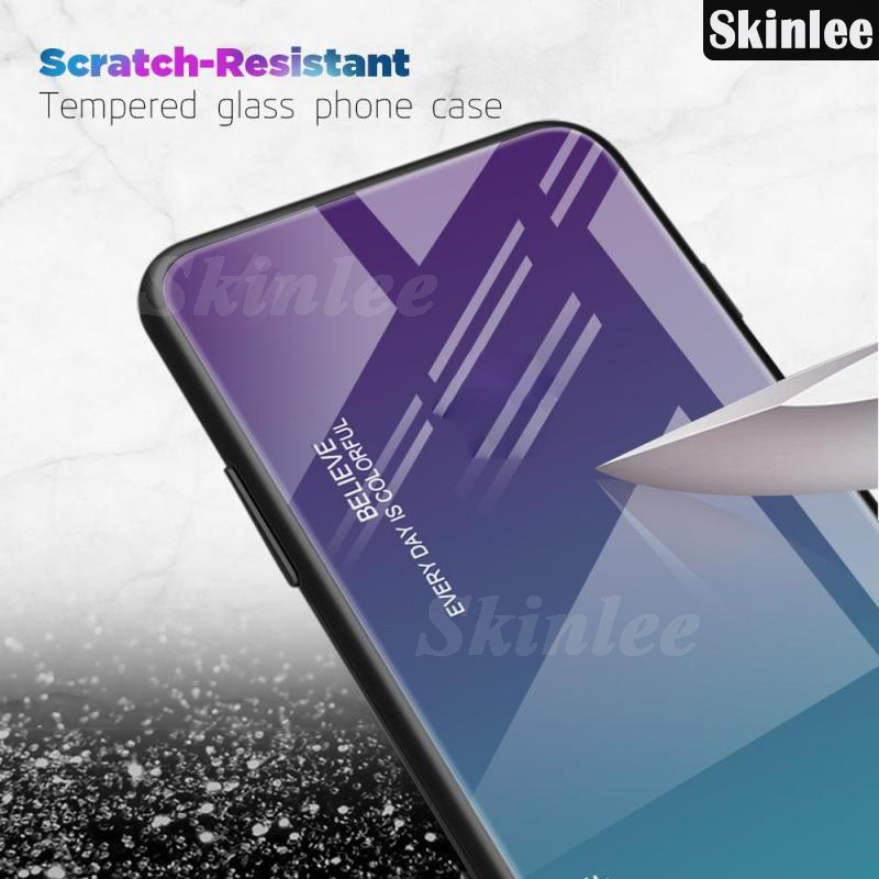 Phone case For Realme C75X Back cover Gradient Tempered Glass Protector Mirror Hard Cover For Realme C75 Cover cases.