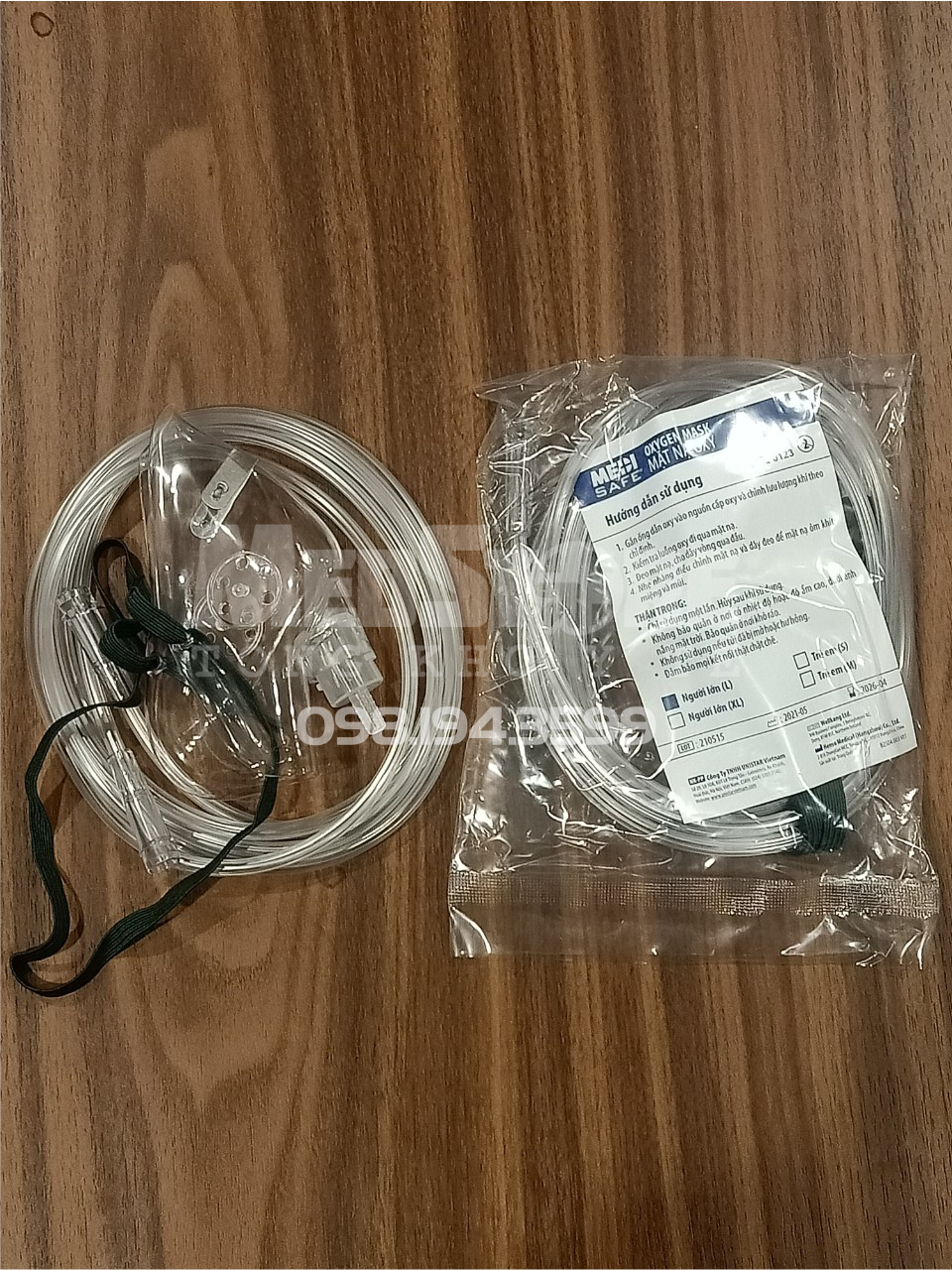 Mặt nạ thở oxy Medisafe - Mask oxy - TBYT Medstore