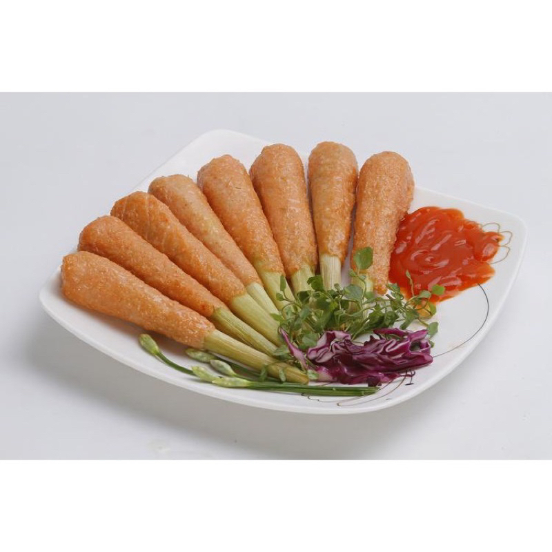 Chạo Cá quấn sả 16 cây 500g (giao tphcm)