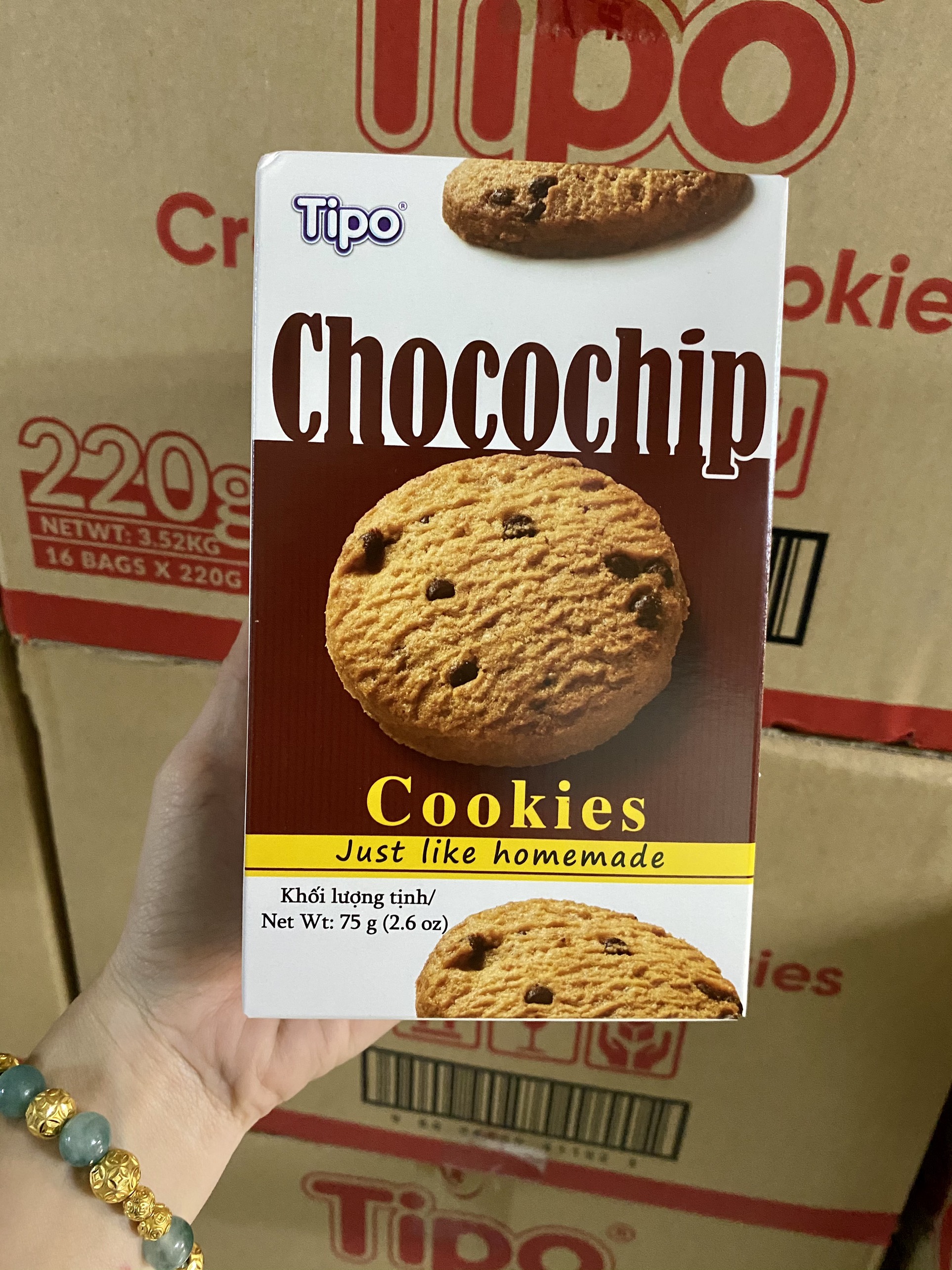 TIPO BÁNH COOKIES CHOCOCHIP 75G