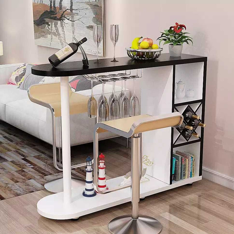 Bar table creative, bar mini wood Modern inversion Table kitchen partition living room beautiful