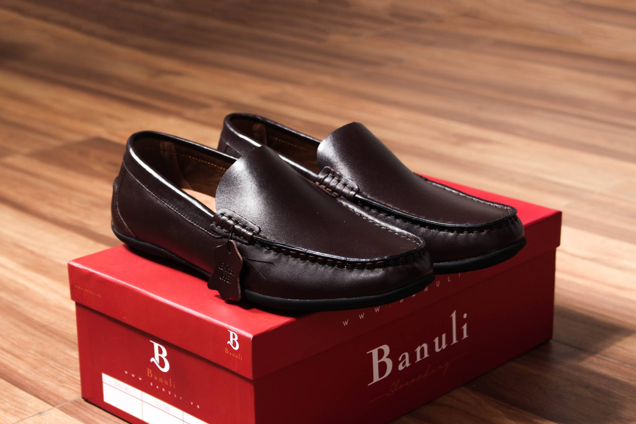 Giày Lười Banuli Nam Da C3ML1T0 - Kiểu Slip-Ons