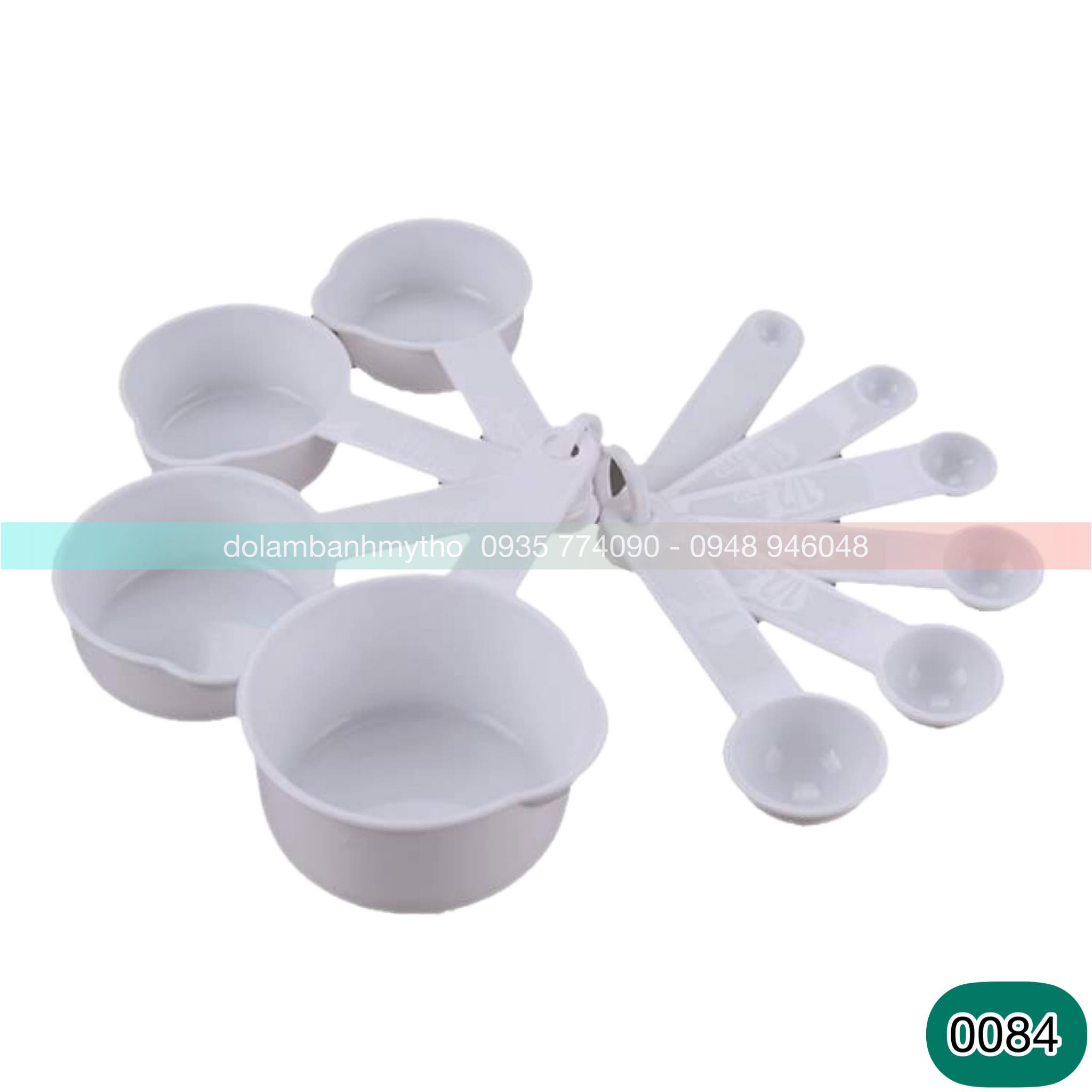 Bộ cup đong nhựa 10 món