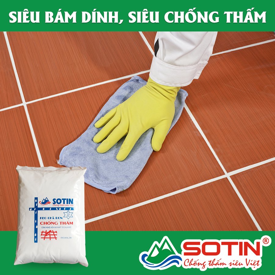 Keo chà ron chống thấm túi 2kg