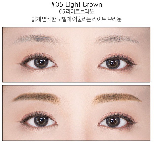 [HCM][Đủ 5 Màu] Chì Kẻ Mày Karadium Flat Eyebrow Pencil 0.3g