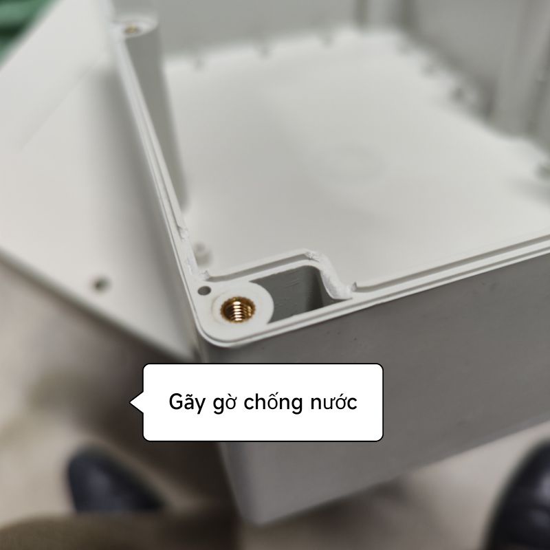 Hộp nhựa abs 265x185x130mm, lắp được 40 cell 32650 hoặc 20 cell 33140