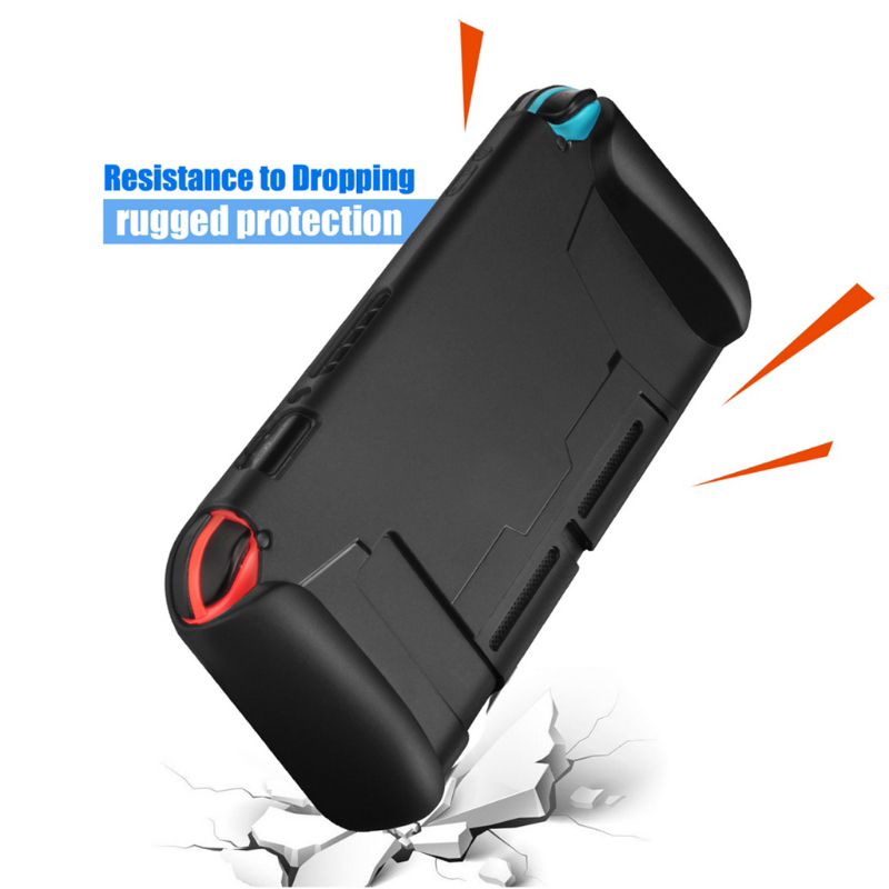 DISOUR Vỏ TPU Chính Hãng Vỏ Bảo Vệ Mềm Vỏ Bảo Vệ Cho Nintendo Switch Hộp Đựng Thẻ Phụ Kiện Tay Cầm Tiện Dụng
