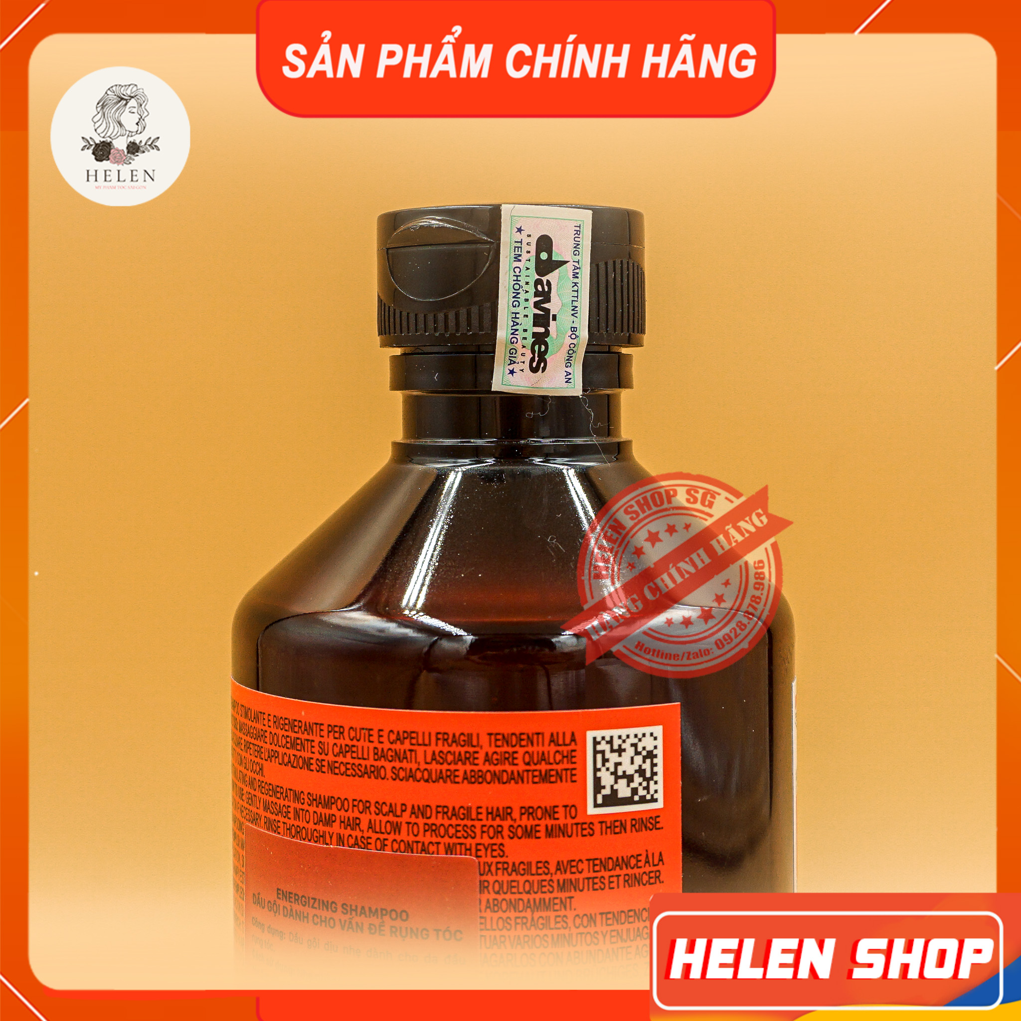 Davines hair loss energizing shampoo 250-1000ml