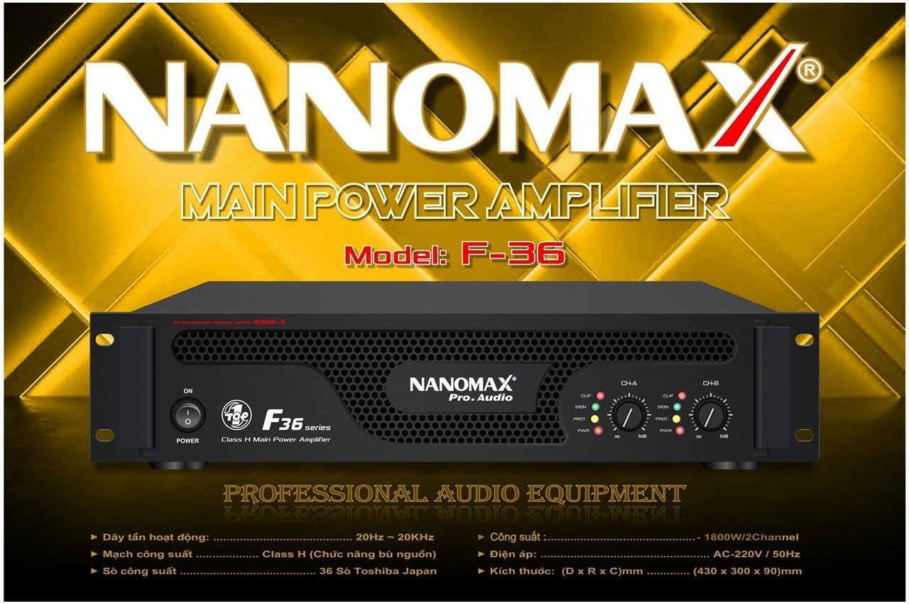 Main công suất Nanomax F36