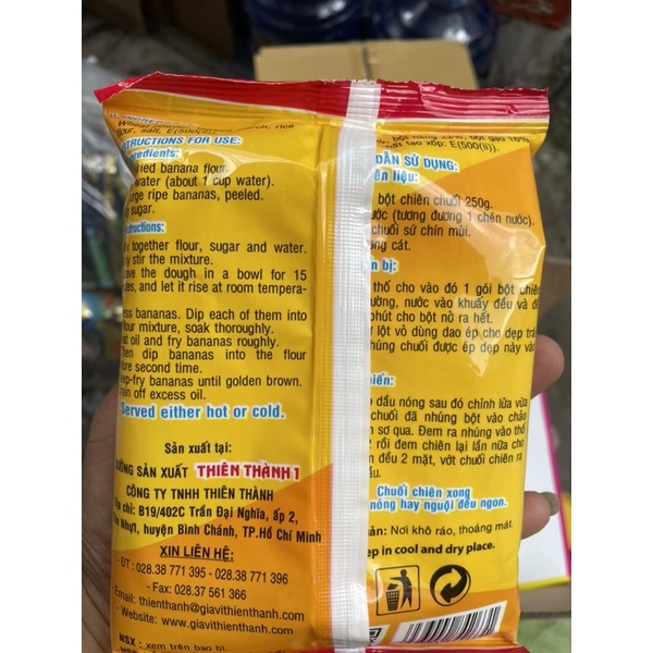 Bột chiên chuối Thiên Thành (250g loại ngon)
