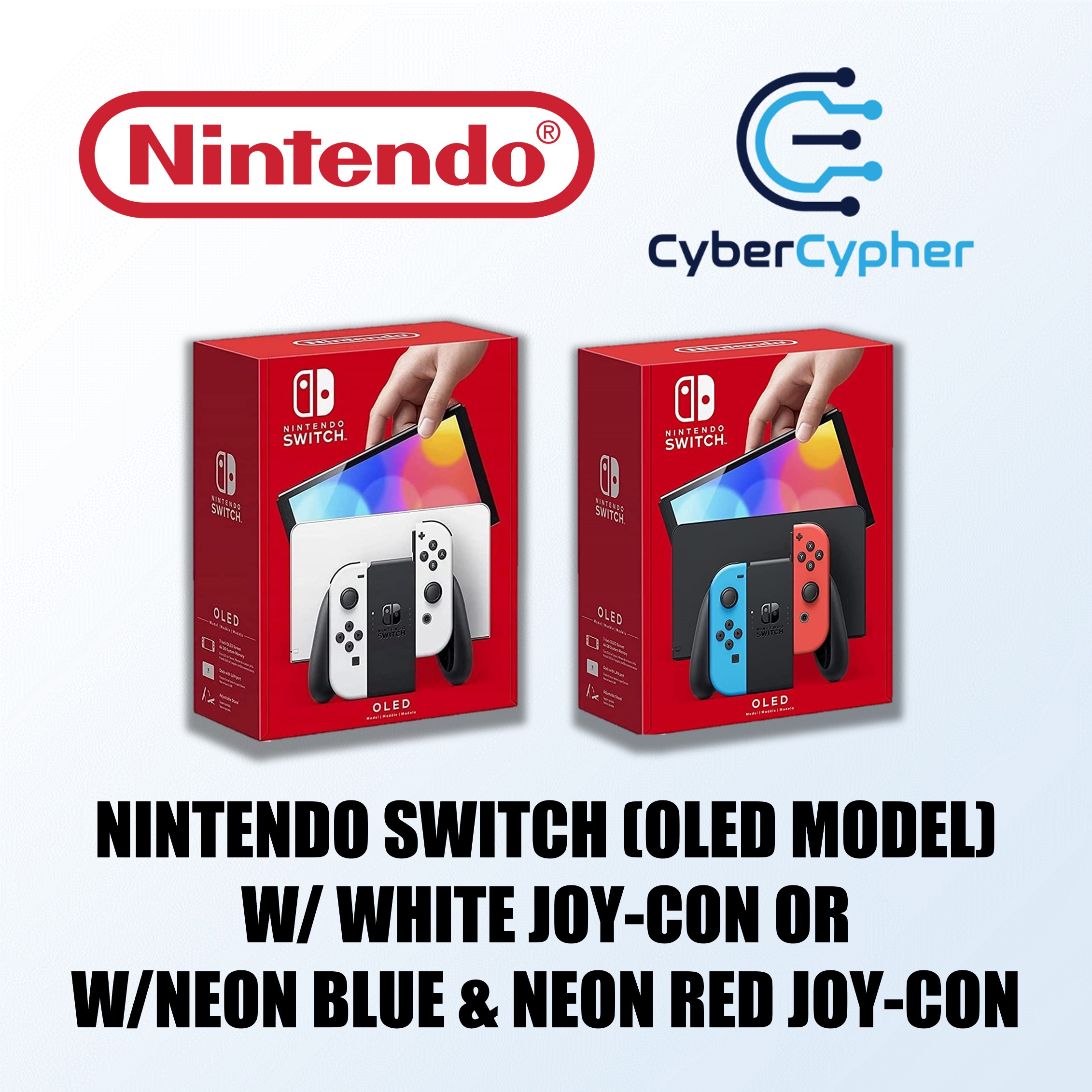 Nintendo Switch – OLED Model w/ White Joy-Con