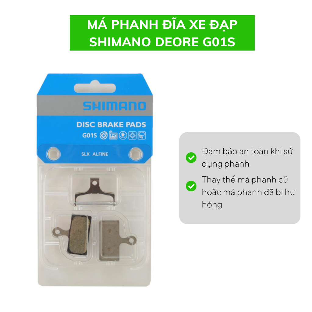 Má phanh đĩa xe đạp SHIMANO DEORE G01S