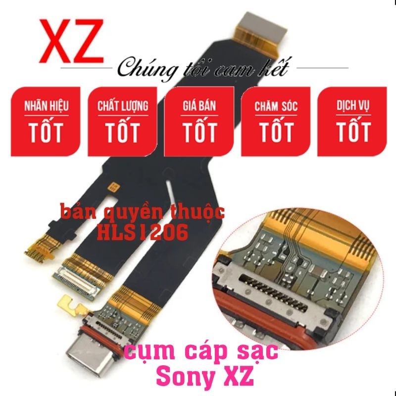 Cụm chân sạc Sony XZ