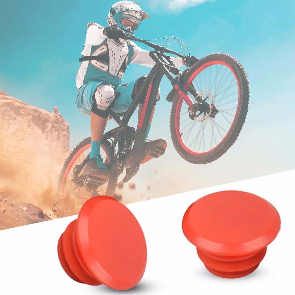 Bicycle Accessories 2pcs Stoppers Caps Handlebars Grip Mountain Road ...