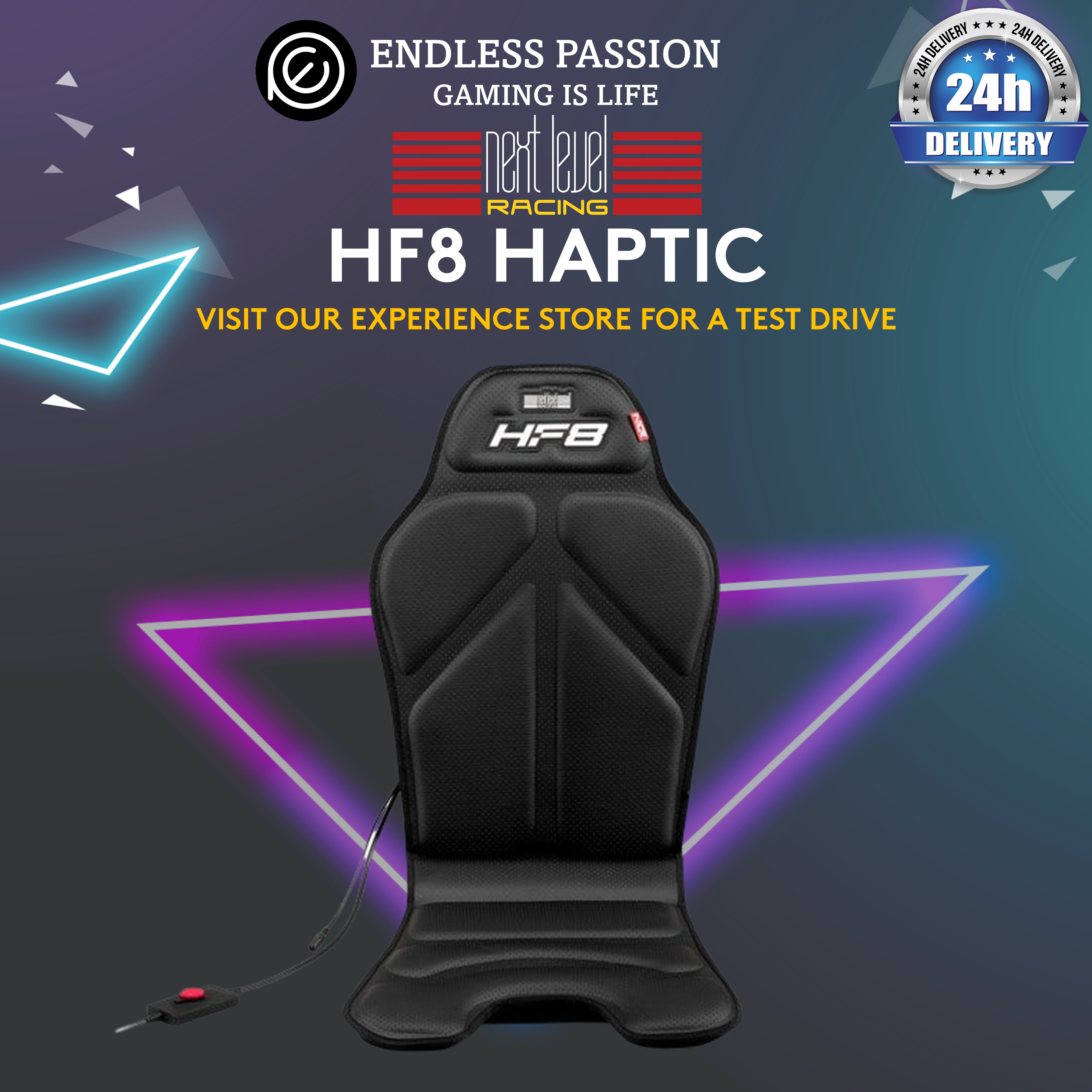 Next Level Racing HF8 Haptic Feedback Gaming Pad (NLRG001) Lazada Singapore