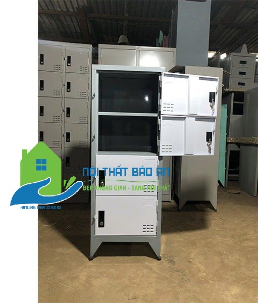 Tủ sắt cá nhân 4 ngăn sơn tĩnh điện BẢO AN