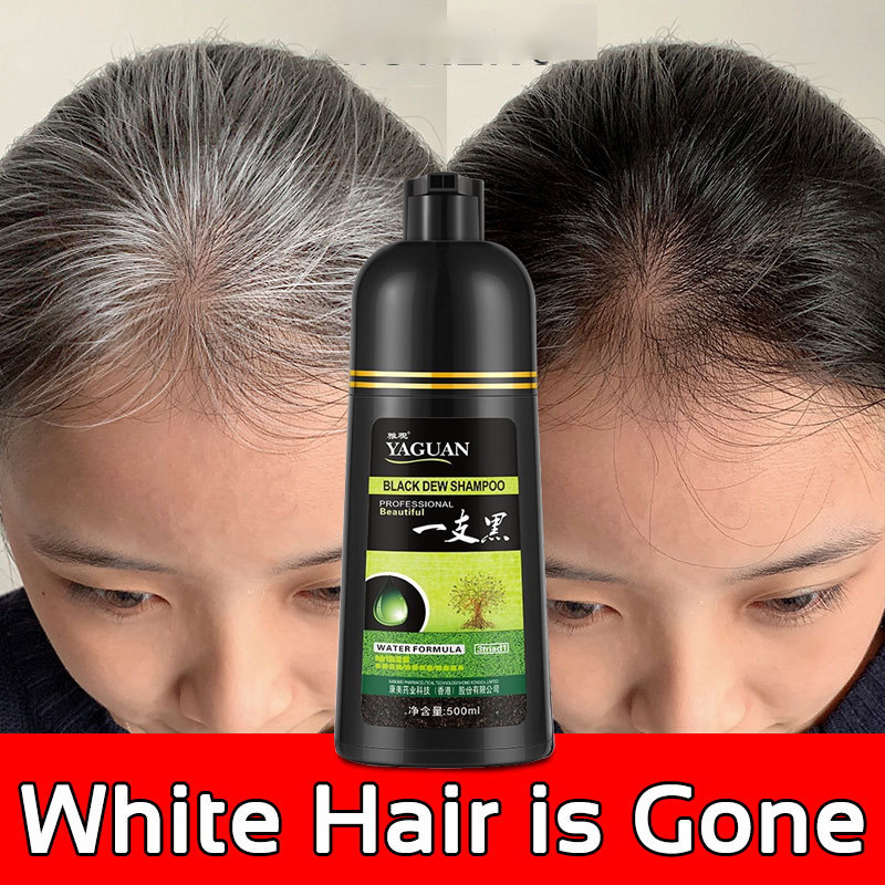 500ml Sin hair black shampoo japan sale hair dye color permanent No More  Dye Hair White Hair Turns Black Pure Natural Plant Herbal Treatment Shampoo  3 in 1 Wash Nourish Nutrient Hair