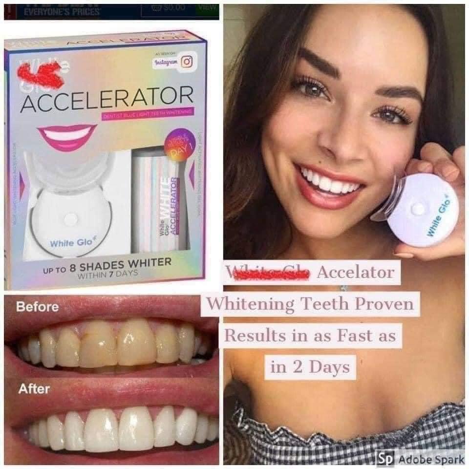 [GIẢM 5% ĐƠN 129K]Bộ Ngậm Trắng Răng White Glo White Accelerator