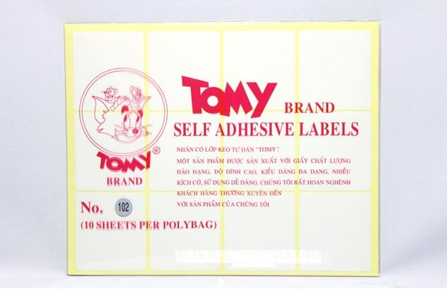 Decal paper barcode printing Tomy A5-approxi 10 sheets