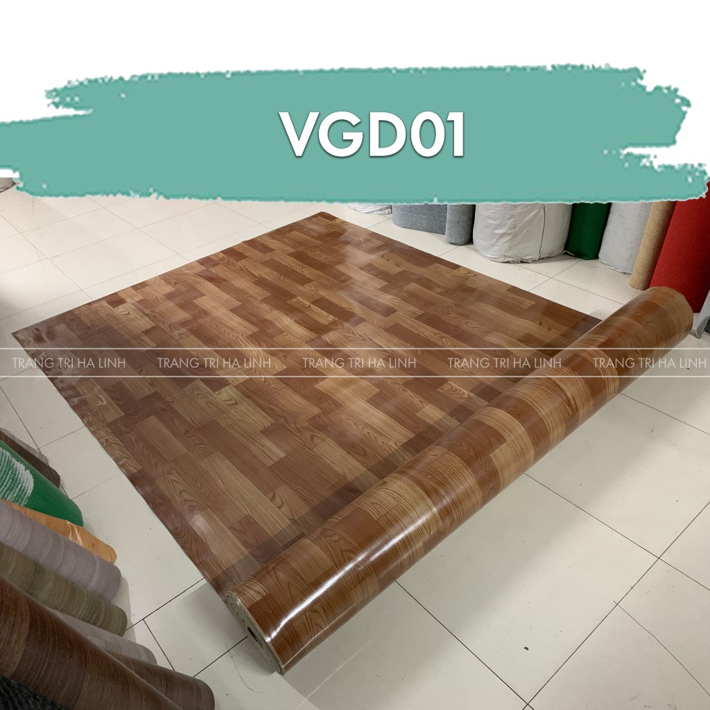 Simili lót sàn dày 1.6mm giả vân gỗ, thảm simili trải sàn chống nước, trơn trượt nhiều mẫu đẹp giá rẻ - Trang Trí Hà Linh