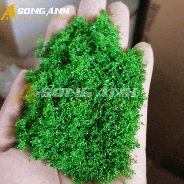 Bột xốp làm cây/thảm cỏ mô hình ( 1 bịch 50 gram )