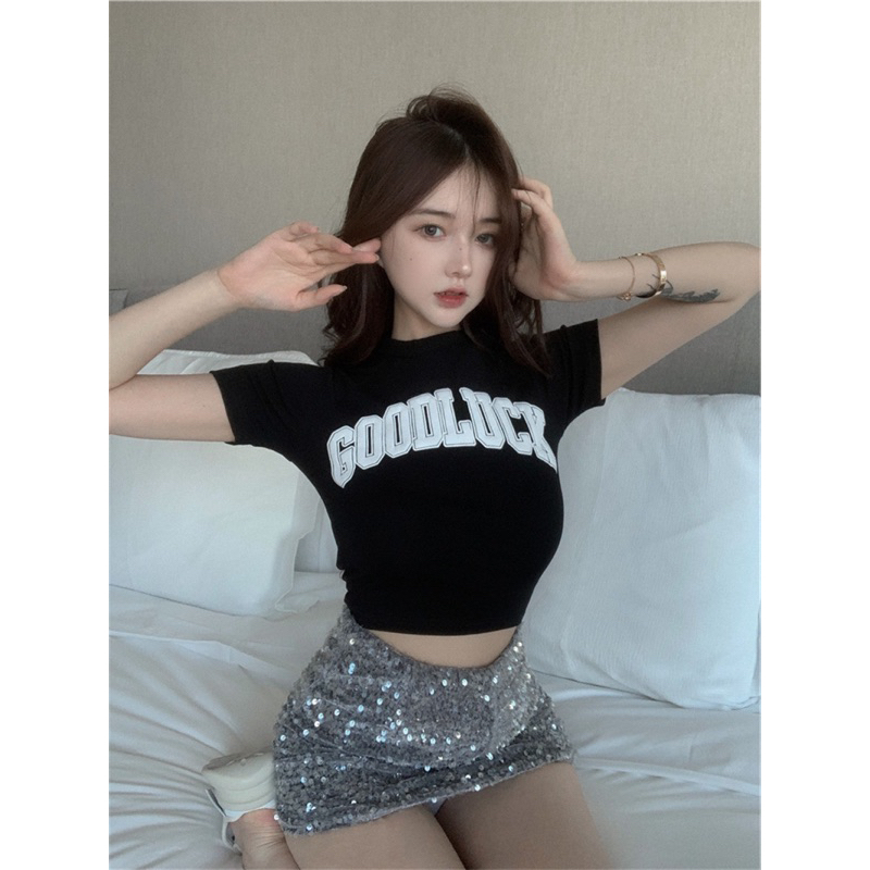 Áo Croptop Chữ Cool