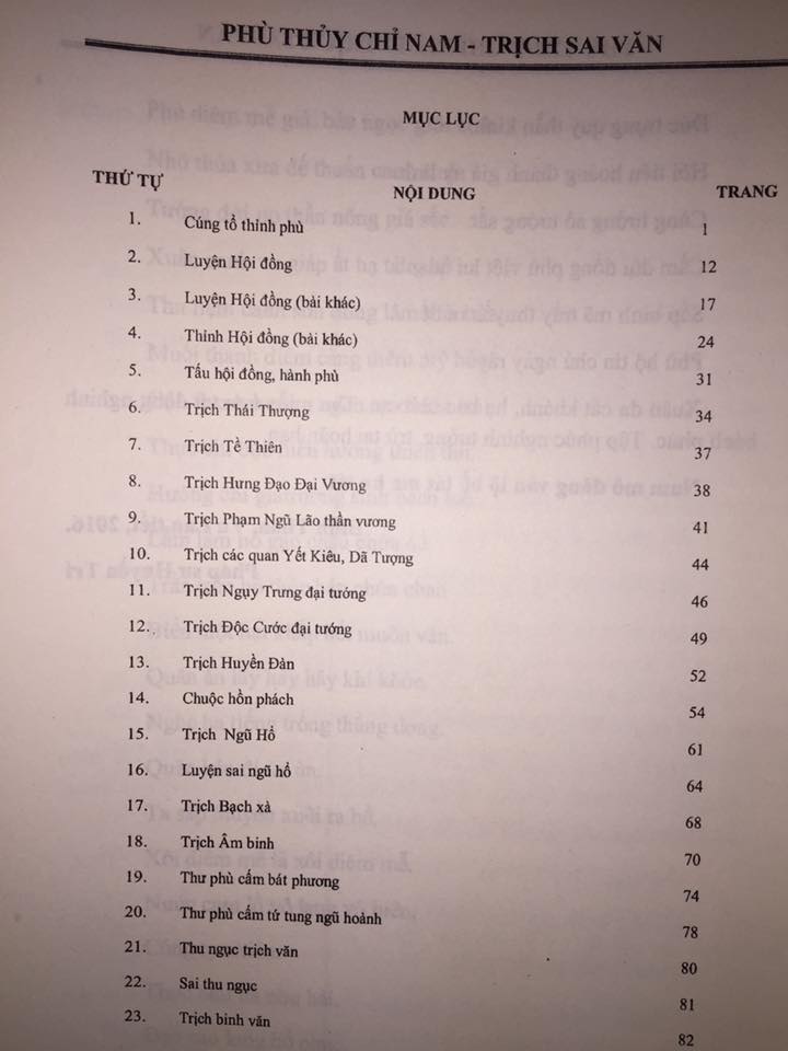 Sách Đạo Giáo Phù Thủy Chỉ Nam