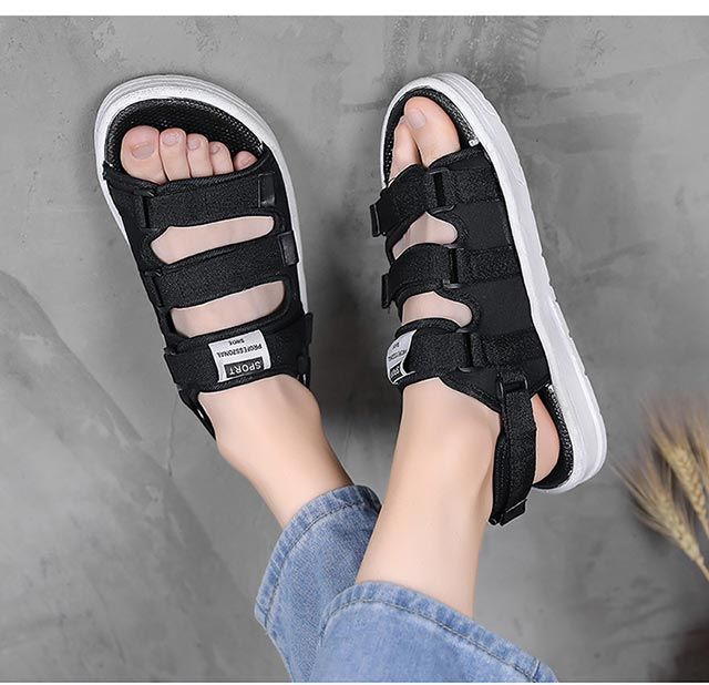 Dép sandal quai hậu nam nữ học sinh unisex SPORT thời trang ulzzang Hàn Quốc đi cực êm chân siêu HOT (quai hậu tháo rời được) NTH-Shops