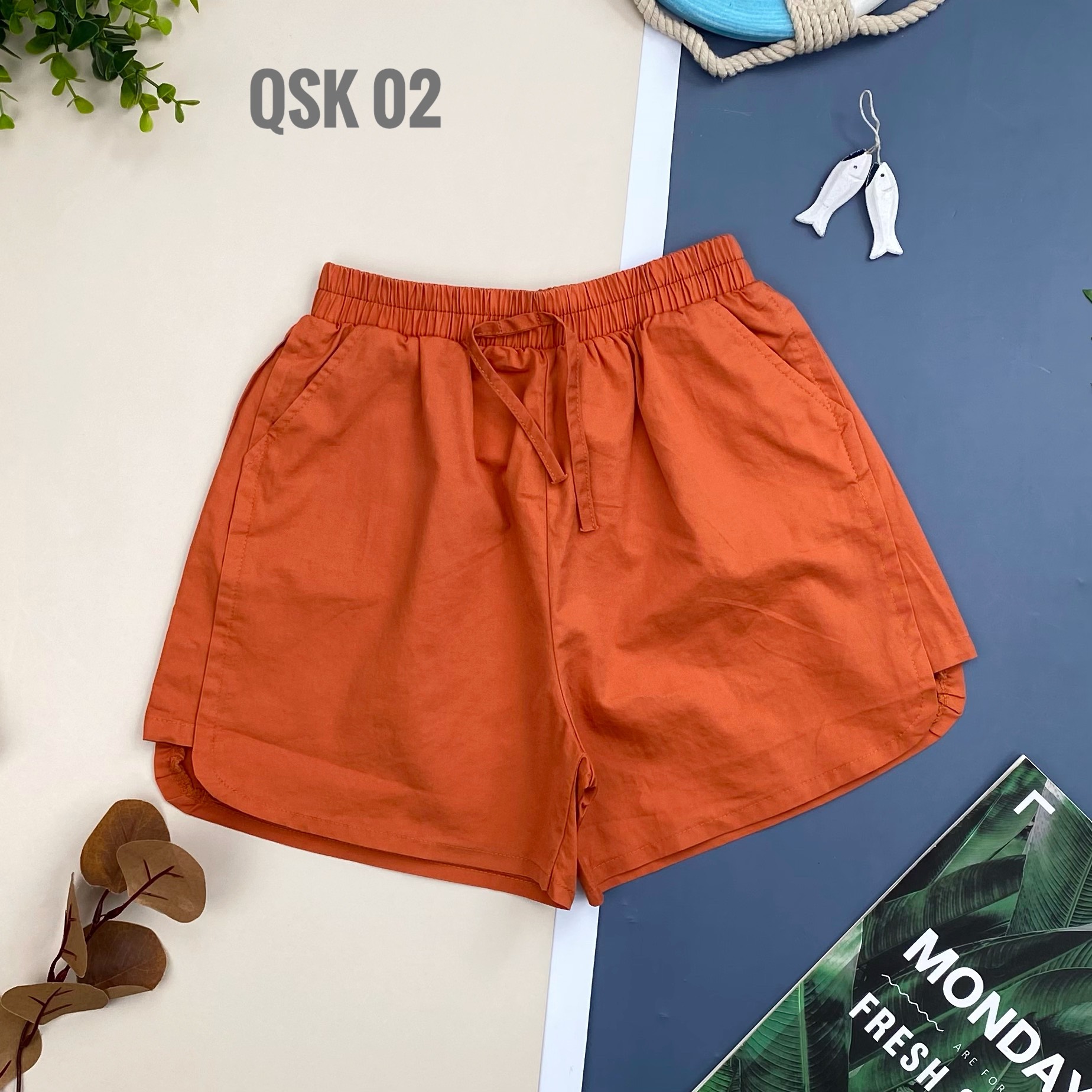 [SIZE ĐẠI] Quần đùi kaki bé gái 27-45kg