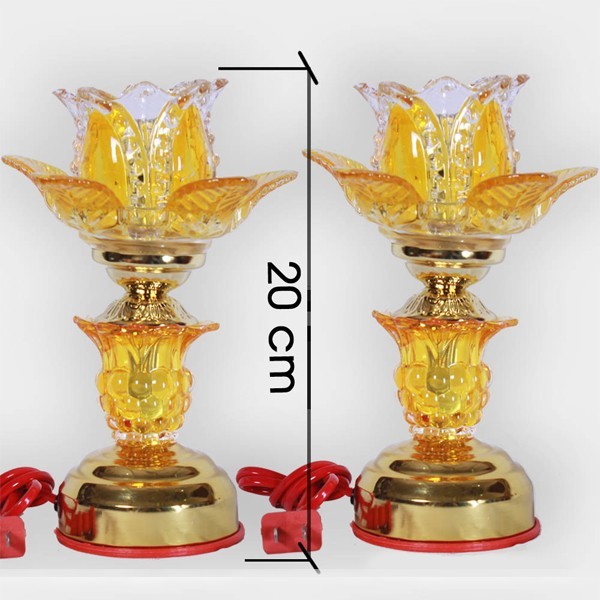 ĐÈN THỜ PHA LÊ ( CAO 20 CM)