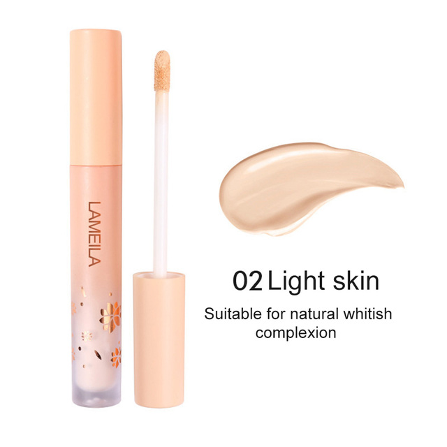 LAMEILA Face Makeup Concealer Liquid Oil Control Moisturizing Matte Breathable Concealer Long Lasting Smooth Full Coverage Sweatproof And Waterproof 3 Colors