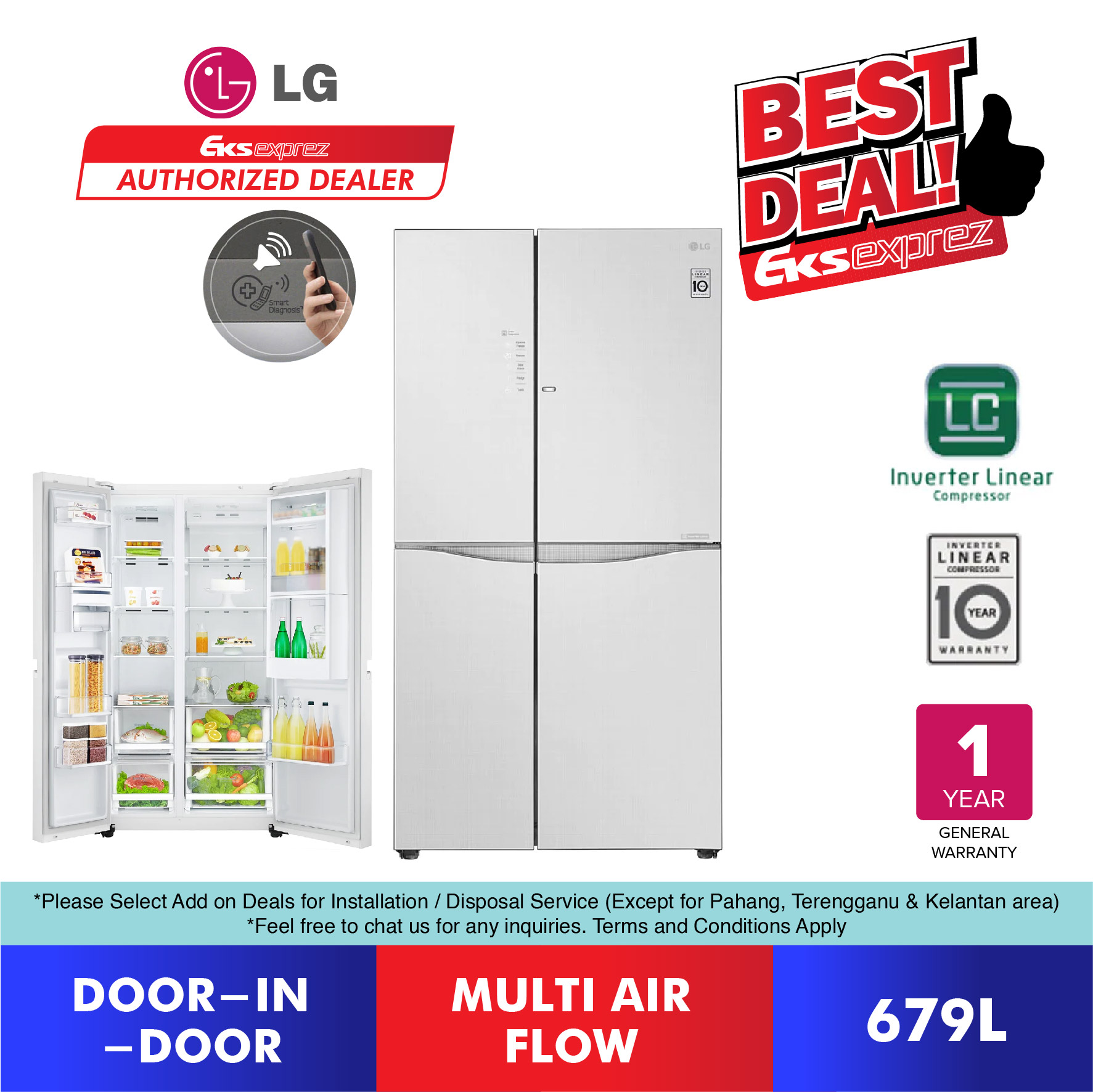 Lg 679l Side By Side Fridge Review