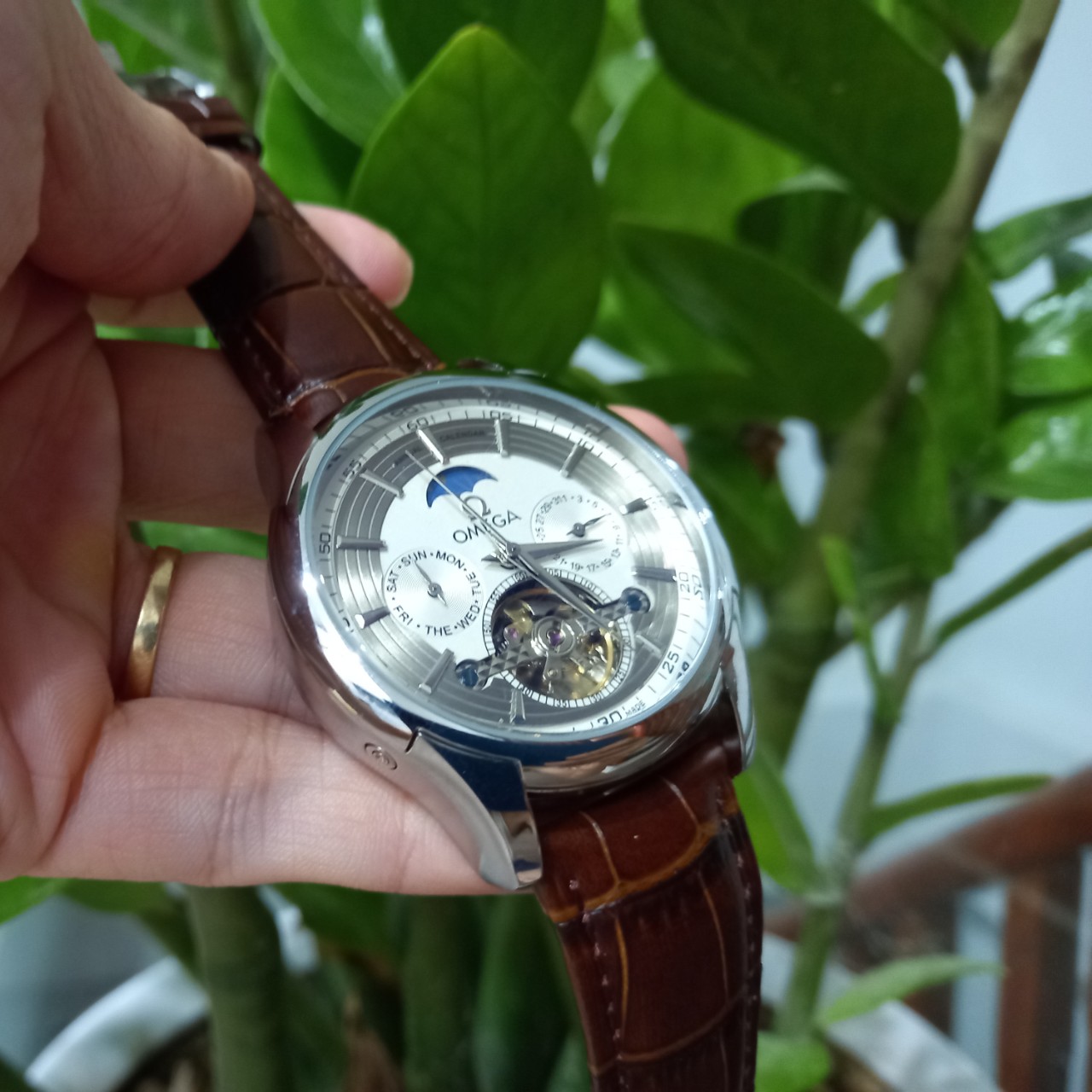 Đồng hồ nam OMEGA máy cơ cao cấp - Size 42mm - [Bảo hành 24 tháng]