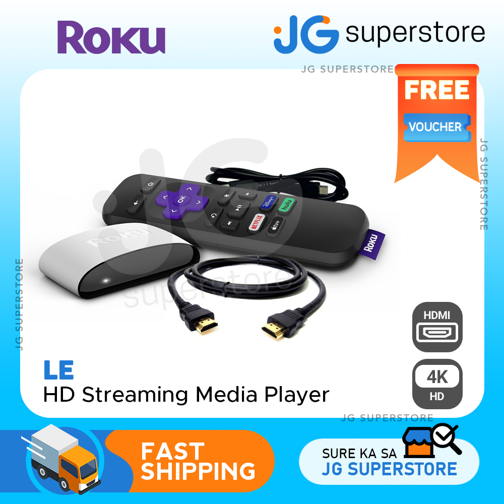 Roku LE HD Streaming Media Player with High Speed HDMI Cable and
