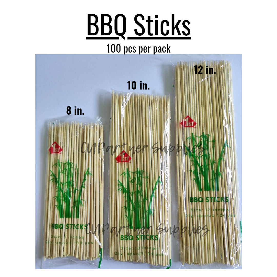 BAMBOO Barbecue / BBQ Sticks (100 pcs per pack) Lazada PH
