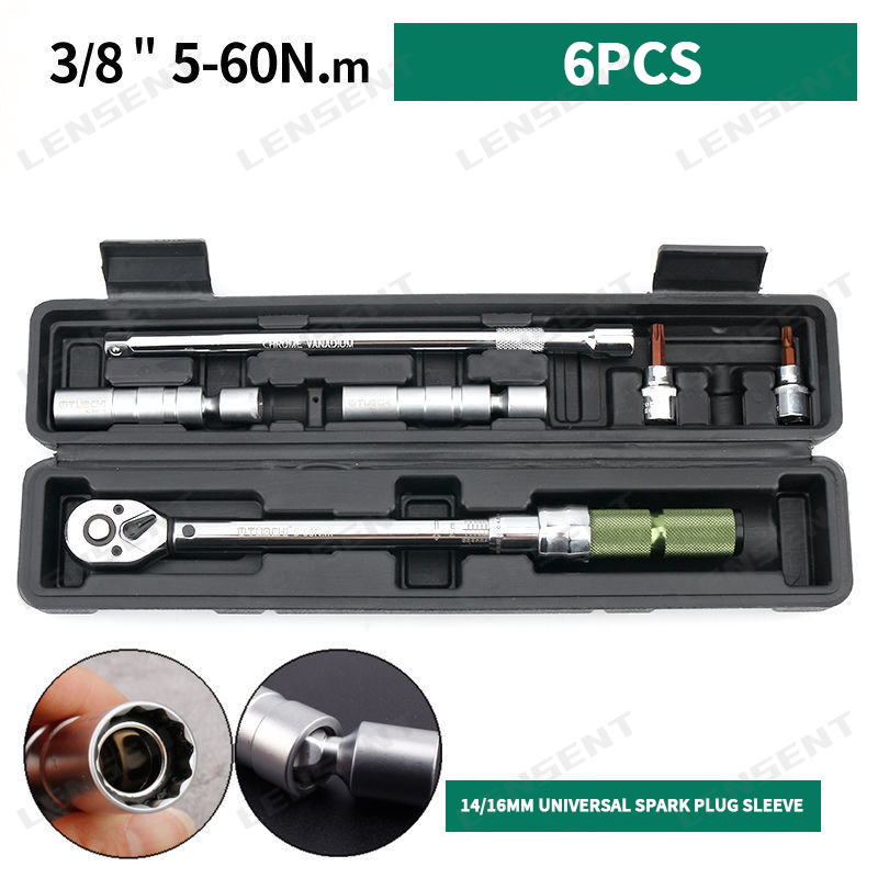Lensent Spark Plug Removal Tool Preset Universal Torque Wrench