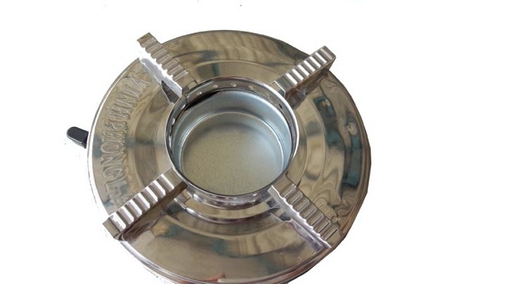 Bếp Cồn Tròn inox - Phụ Kiện BÀn Ăn