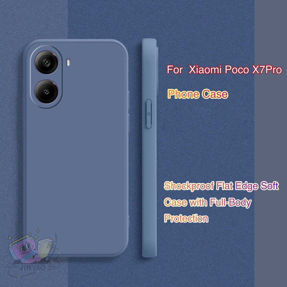 【Luxury】For Xiaomi Poco X7Pro Phone case Minimalist Stylish Lanyard Hole Breathable Sports Case Couple Protective Case. 