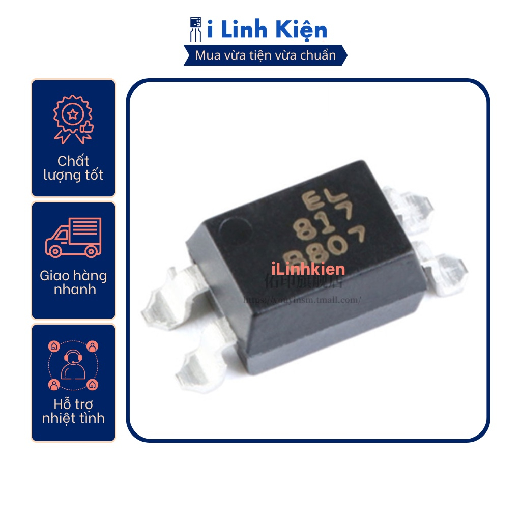 Ic quang pc817 pc817c dip-4/sop-4 loại thường/chính hãng sharp
