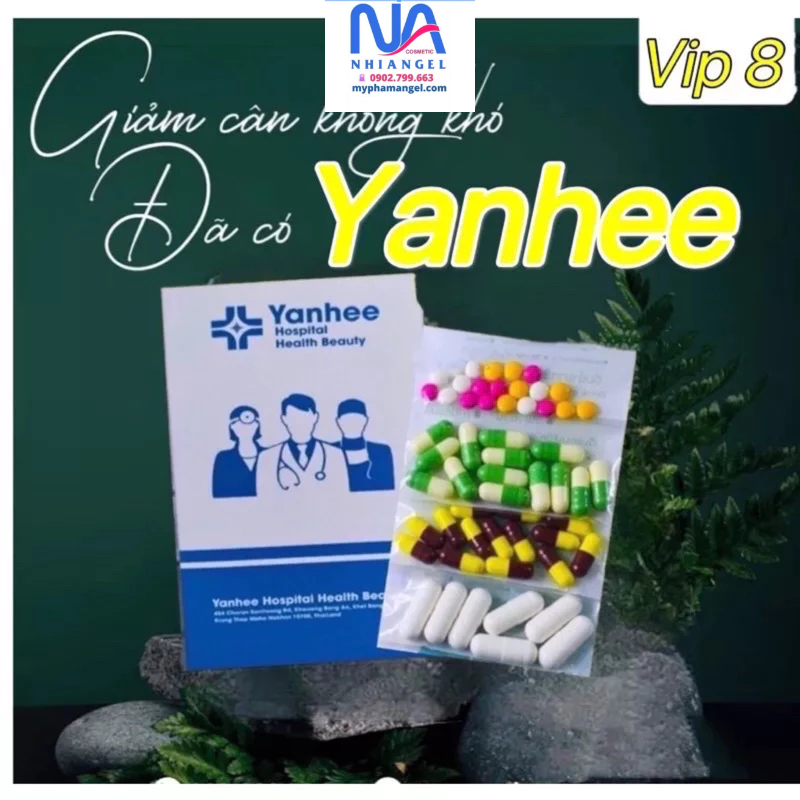 Giảm cân yanhee VIP 8 thái Lan liệu trình giảm 5-9kg